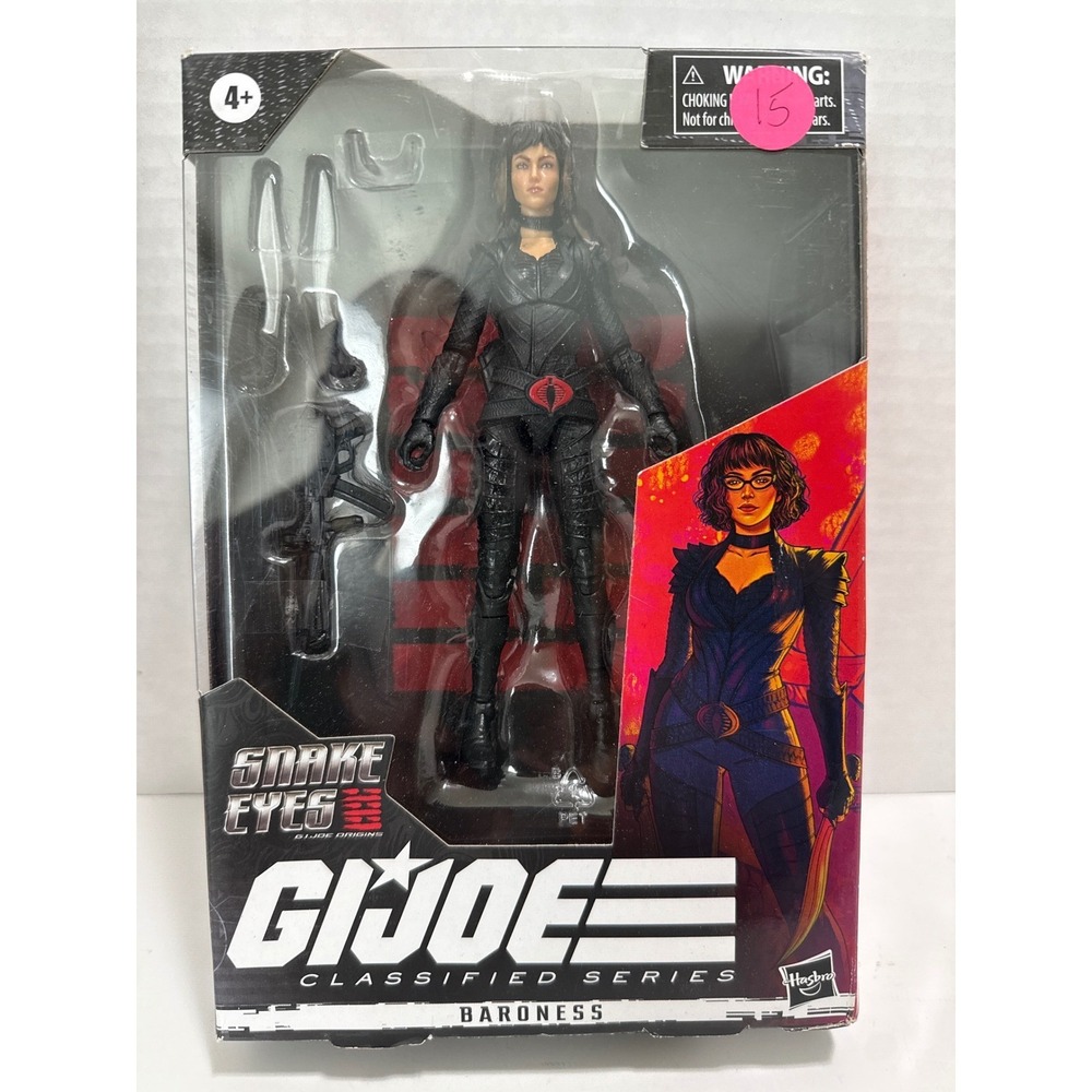 GI Joe Classified Series Baroness Snake Eyes Origins Action Figure Hasbro F0110